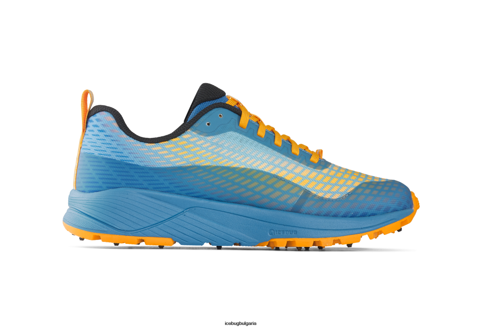 Icebug newrun грешка мъже мъгла синьо/оранжево обувки 26D6F76